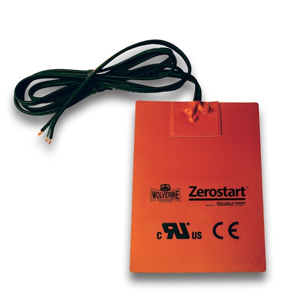 Silicone Pad, Adhesive - 500W, 220V, 2.3A - 5in. 12.7 Cm X 7in. 17.8 Cm